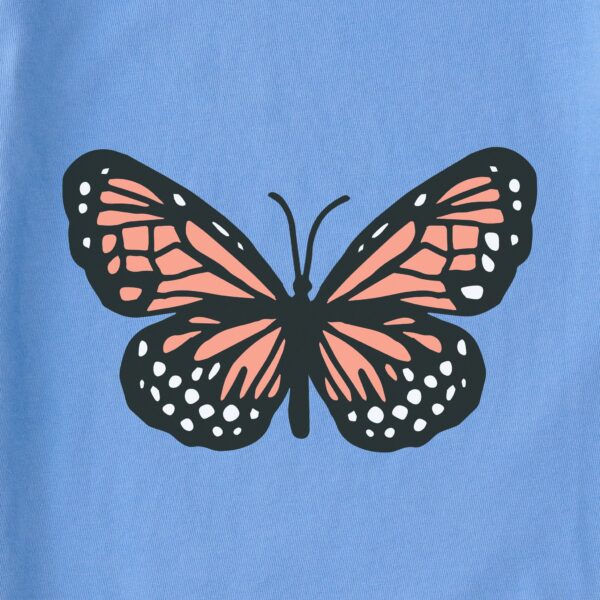 Women's Clean Butterfly Long Sleeve Crusher Boxy Tee - Image 4