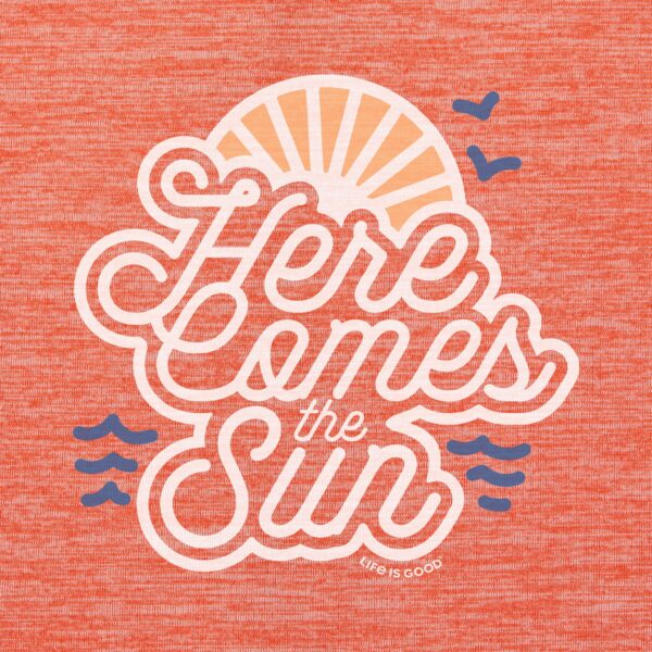 Women's Clean Here Comes the Sun Long Sleeve Sun Crusher Hoodie - Image 2