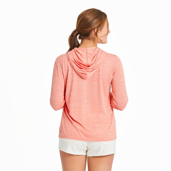 Women's Clean Here Comes the Sun Long Sleeve Sun Crusher Hoodie - Image 3