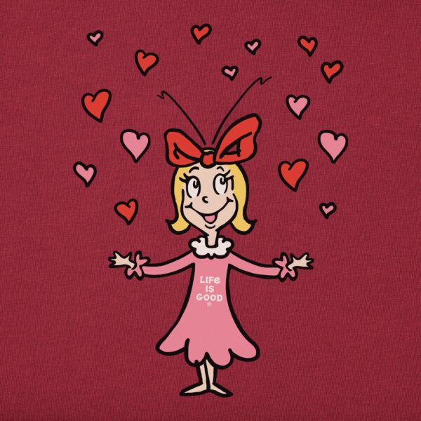 Women's Cindy-Lou Hearts Long Sleeve Crusher Tee - Image 2