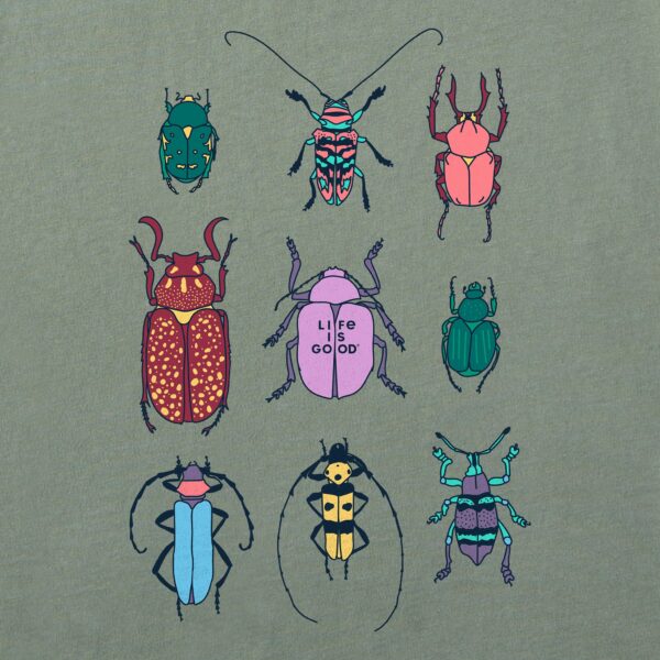 Women's Cool Bug Grid Long Sleeve Crusher Boxy Tee - Image 8