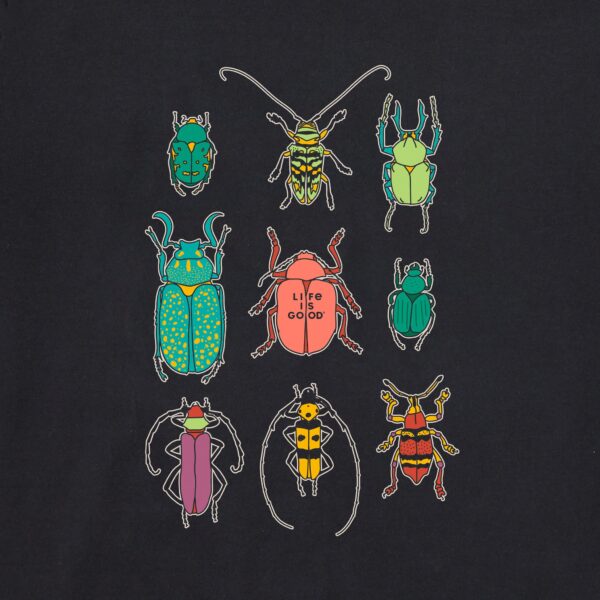 Women's Cool Bug Grid Long Sleeve Crusher Boxy Tee - Image 4