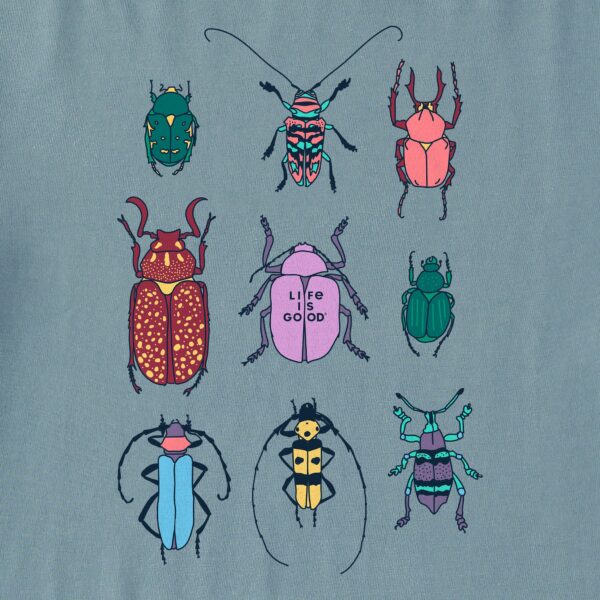 Women's Cool Bug Grid Long Sleeve Crusher Boxy Tee - Image 6