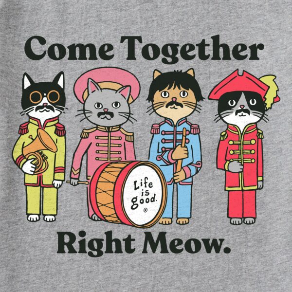 Women's Come Together Right Meow Long Sleeve Crusher Tee - Image 2