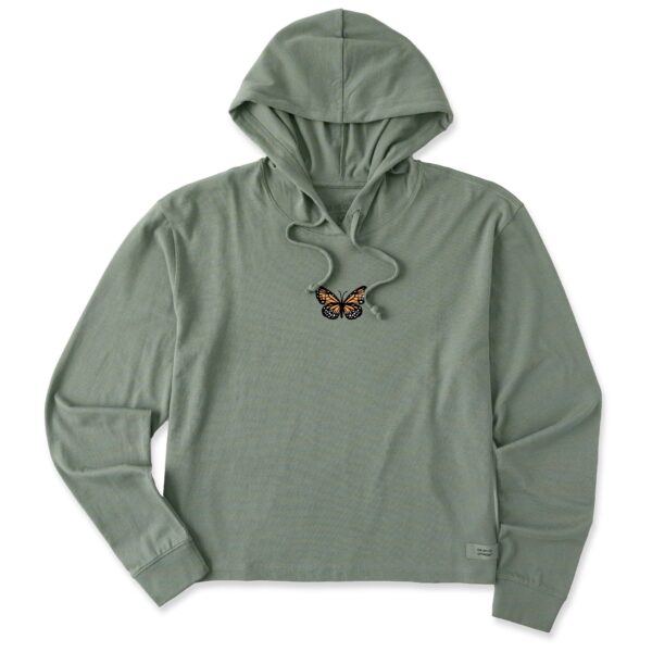 Women's Clean Butterfly Crusher Boxy Hoodie
