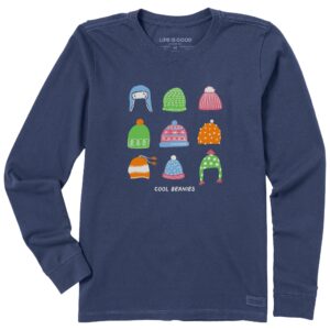 Women's Cool Beanies Long Sleeve Crusher Tee