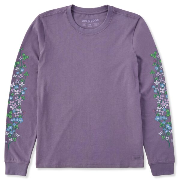 Women's Clovers & Wildflowers Long Sleeve Crusher Tee - Image 7