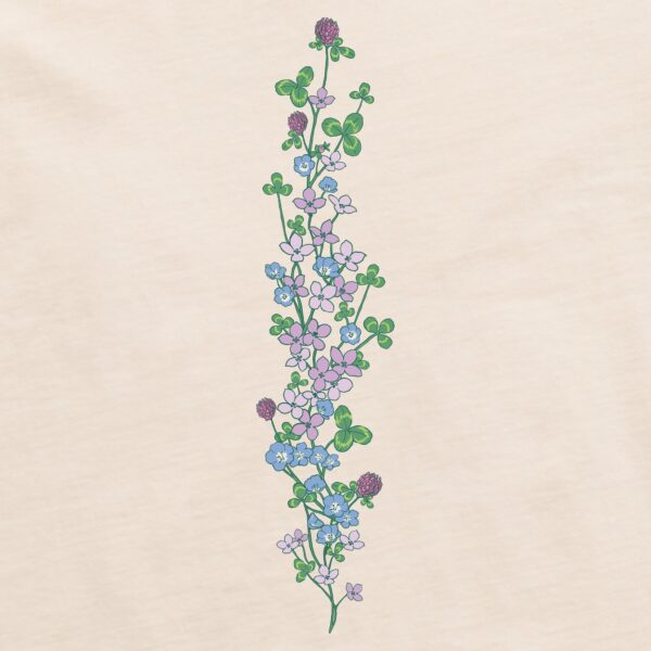 Women's Clovers & Wildflowers Long Sleeve Crusher Tee - Image 4