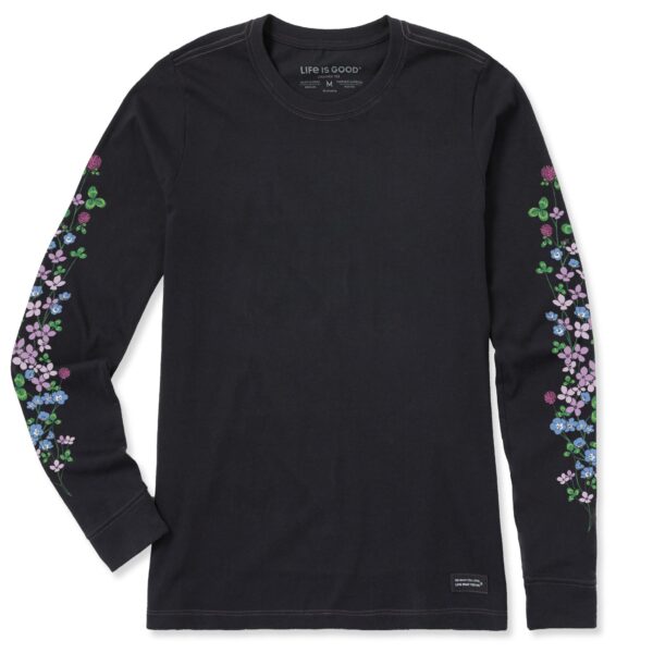 Women's Clovers & Wildflowers Long Sleeve Crusher Tee - Image 5