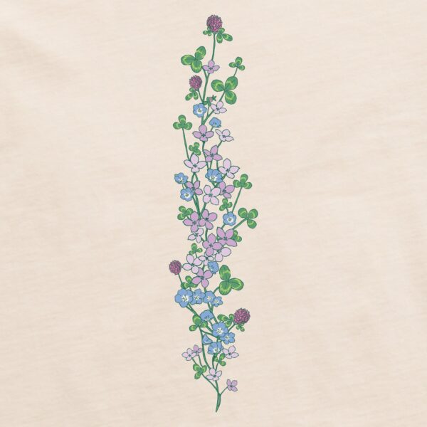 Women's Clovers & Wildflowers Long Sleeve Crusher Boxy Tee - Image 2