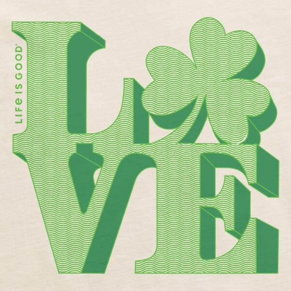 Women's Clover Love Long Sleeve Crusher Tee - Image 2