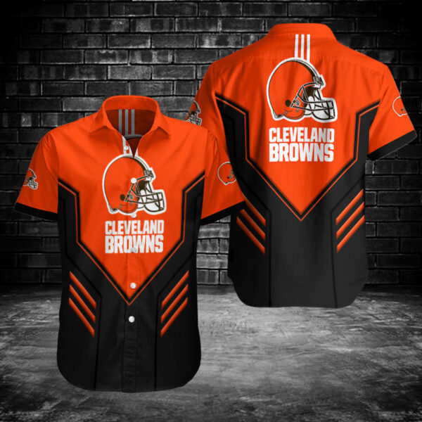 Cleveland Browns Button Shirts BG385