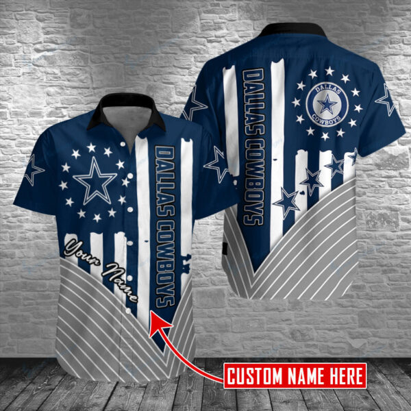 Dallas Cowboys Personalized Button Shirt BG973