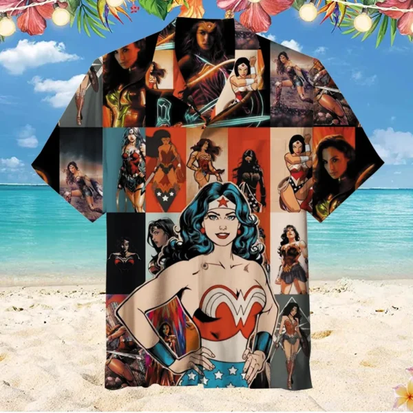 Wonder Woman Hawaiian Shirt