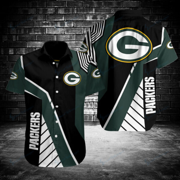 Green Bay Packers Button Shirt BB062