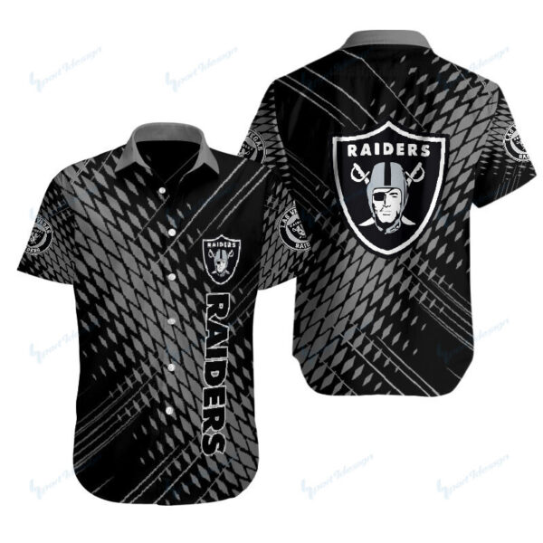 Las Vegas Raiders Personalized Button Shirt BB025